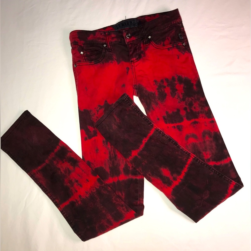 TRIPP NYC red skinny jeans